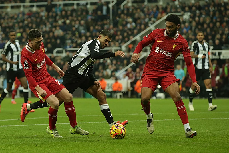 English Premier League soccer Newcastle vs Liverpool football gallery: Bruno Guimaraes