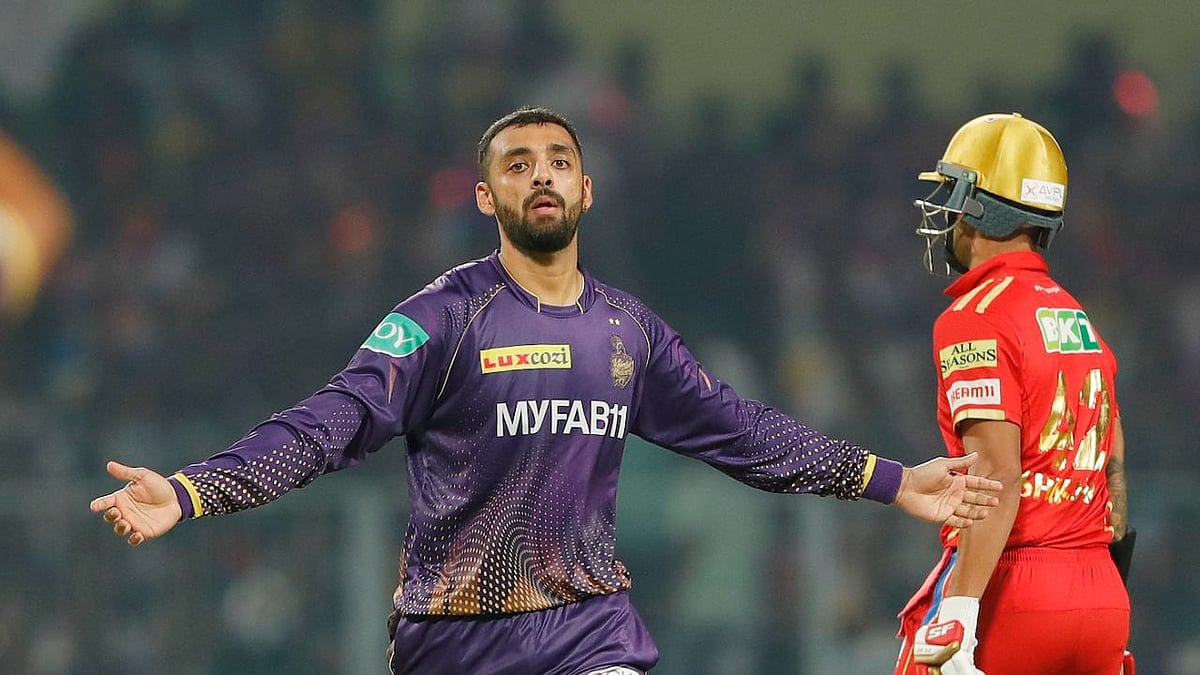 Photo: X | KKR : Tamil Nadu bowler Varun Chakaravarthy plays for KKR in IPL.