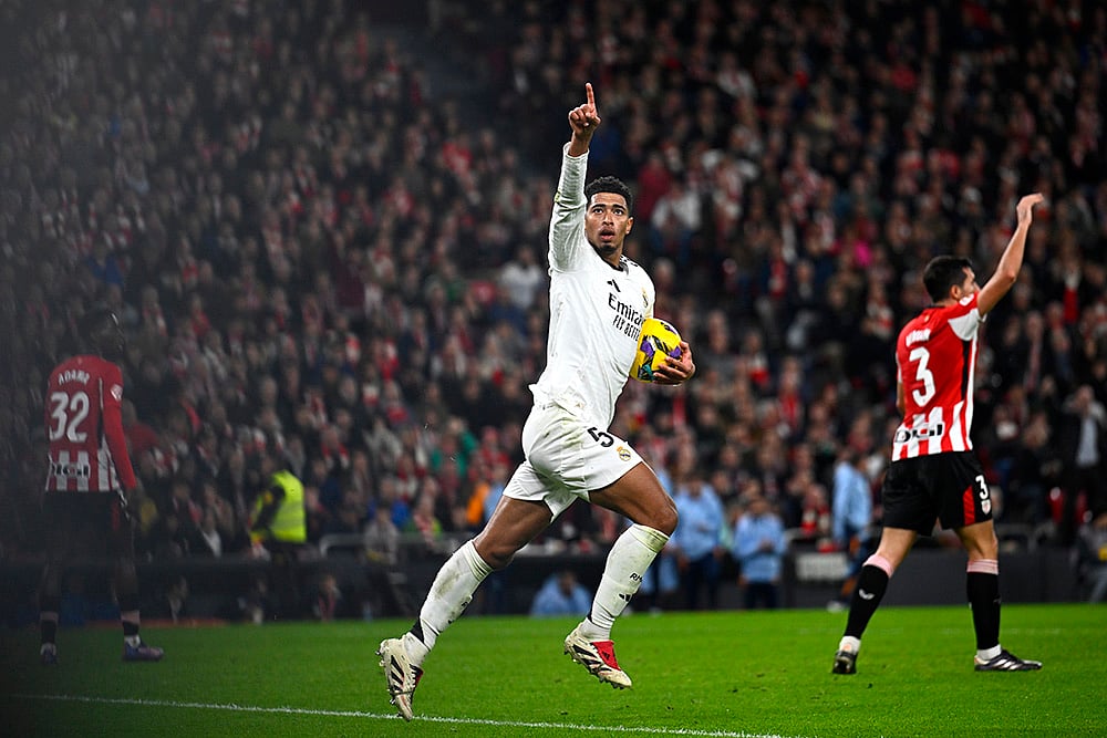 Spain Soccer La Liga Athletic Bilbao Vs Real Madrid football gallery: Jude Bellingham