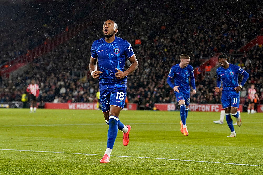 English Premier League soccer Southampton vs Chelsea football gallery: Christopher Nkunku 