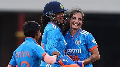 X/BCCI Women : Renuka Thakur struck twice in the same over, but it was not enough to avert an Australia win in Brisbane.