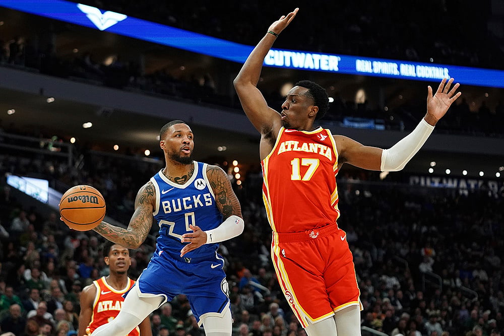 Photo: AP/Aaron Gash : Atlanta Hawks vs Milwaukee Bucks