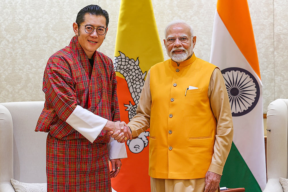 PM Modi with Jigme Khesar Namgyel Wangchuck