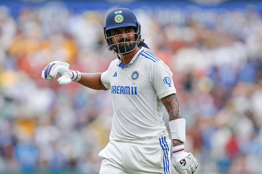 Border-Gavaskar Trophy India Vs Australia 2nd Test cricket match Day 1 photo: KL Rahul 