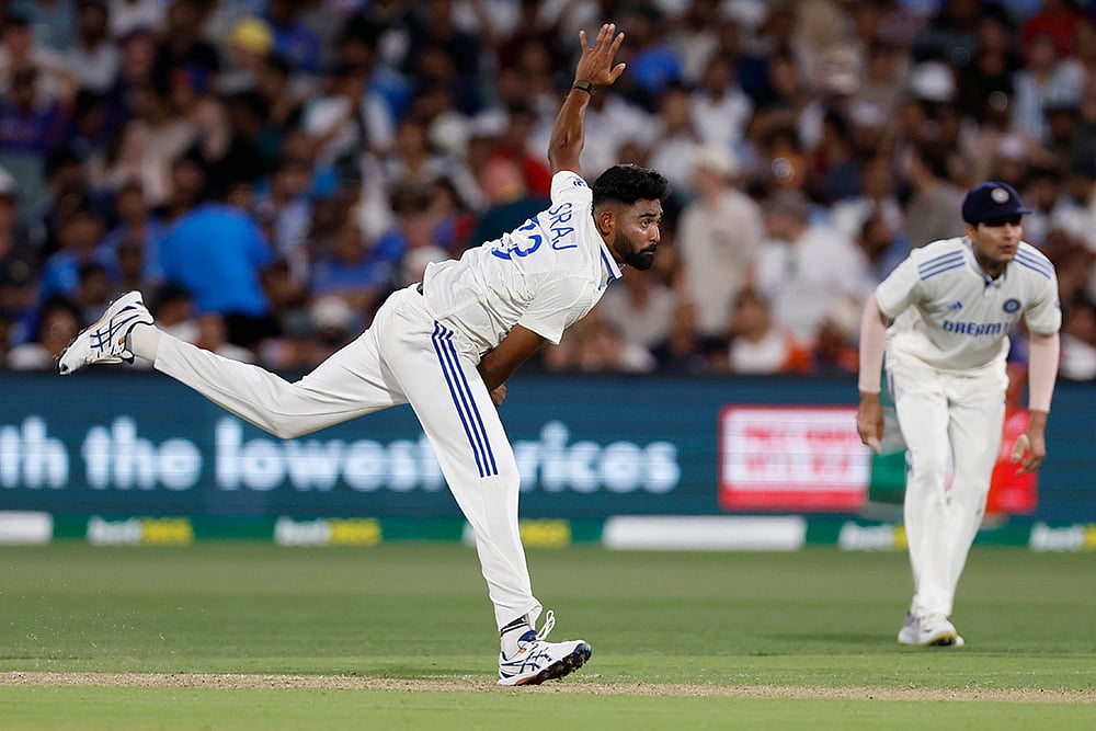 Border-Gavaskar Trophy India Vs Australia 2nd Test cricket match Day 1 photo: Mohammed Siraj