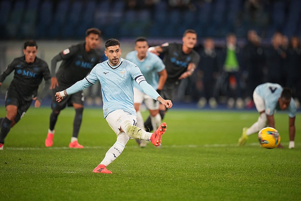 Italian Cup Soccer Match: Lazio vs Napoli