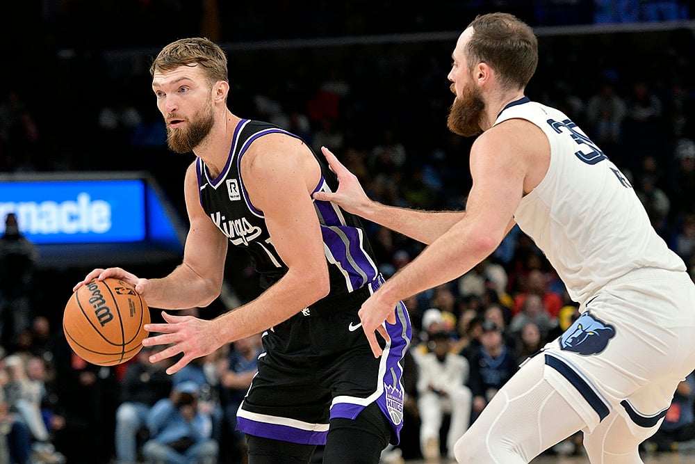 NBA 2024-25 Memphis Grizzlies vs Sacramento Kings Basketball game photos: Domantas Sabonis
