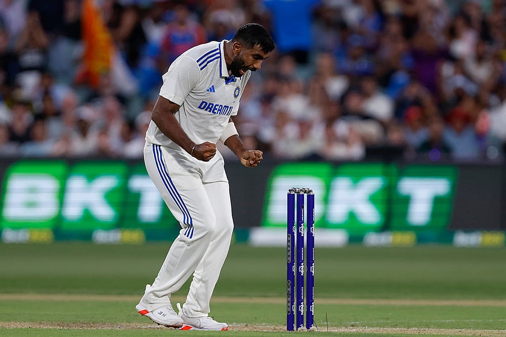 Border-Gavaskar Trophy India Vs Australia 2nd Test cricket match Day 1 photo: Jasprit Bumrah