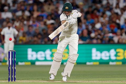 IND Vs AUS 2nd Test Day 1: Australia's Marnus Labuschagne plays a shot 