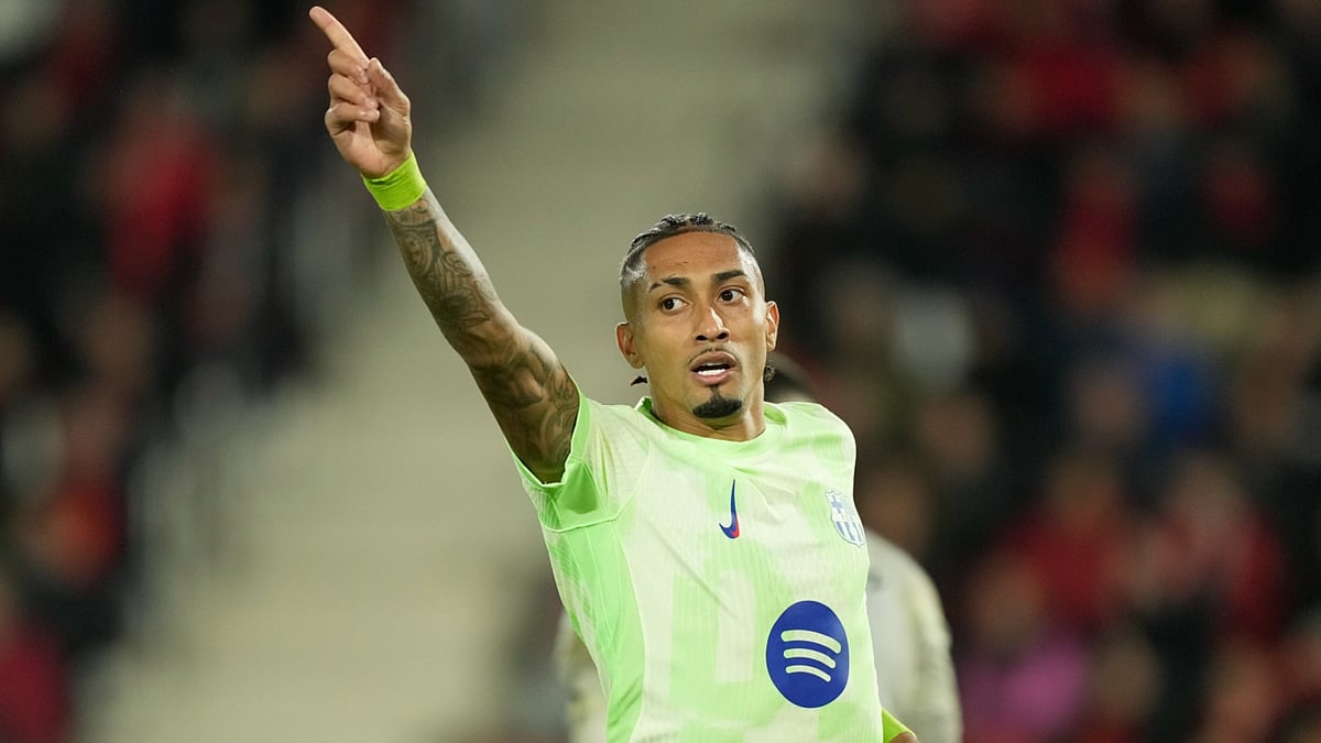 Raphinha has been brilliant for Barca - null