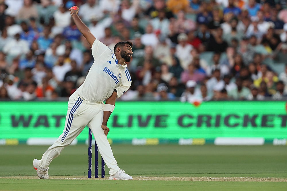 Border-Gavaskar Trophy India Vs Australia 2nd Test cricket match Day 1 photo: Jasprit Bumrah