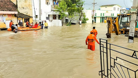 PTI : Impact of Cyclone Fengal (Representational Image)