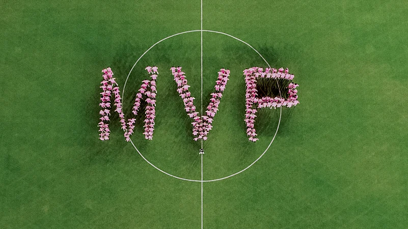 Inter Miami academy players MVP formation for Lionel Messi.