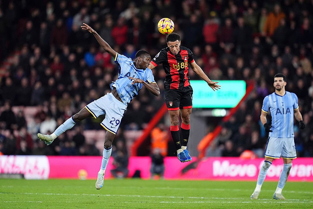 | Photo: Adam Davy/PA via AP : EPL: AFC Bournemouth and Tottenham Hotspur