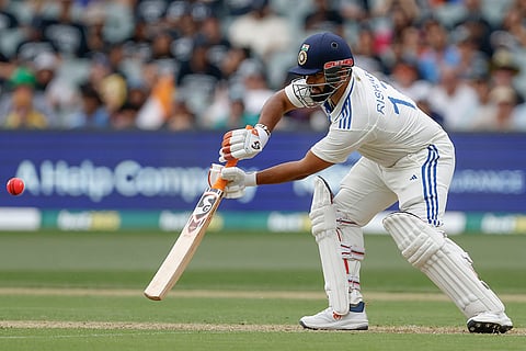 IND Vs AUS 2nd Test Day 1: India's Rishabh Pant plays a shot 