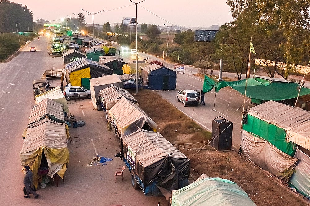 Farmers Gather at Shambhu Border