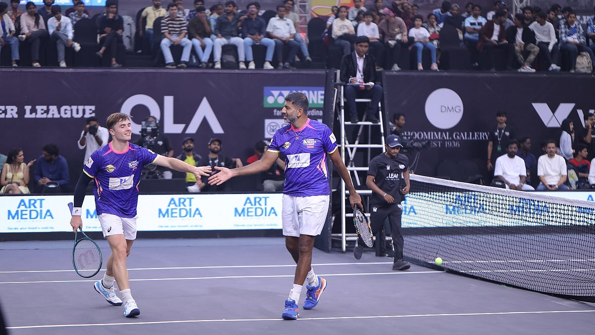 TPL photos : Rohan Bopanna with Rajasthan Rangers eye final spot.