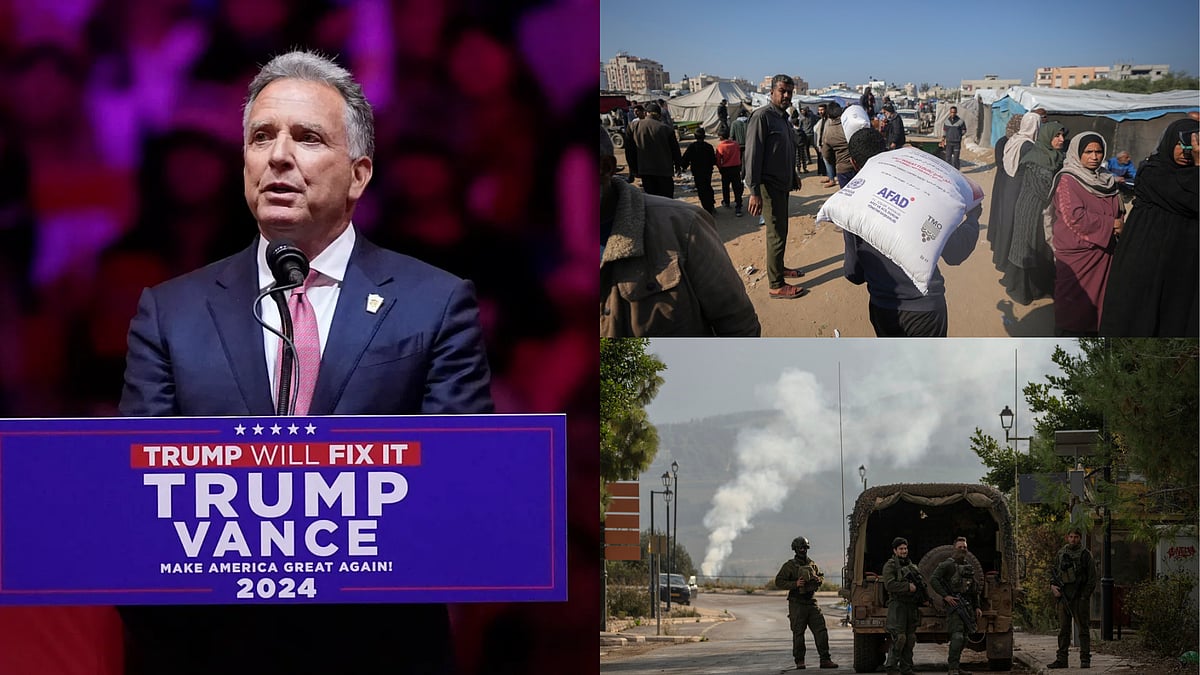 | Photo: AP : Trump's Middle East Envoy Engaged In Gaza Ceasefire Talks; Israel Attacks Hospitals Again