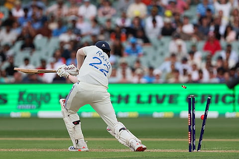 IND Vs AUS 2nd Test Day 1: India's Harshit Rana cleans bowled 