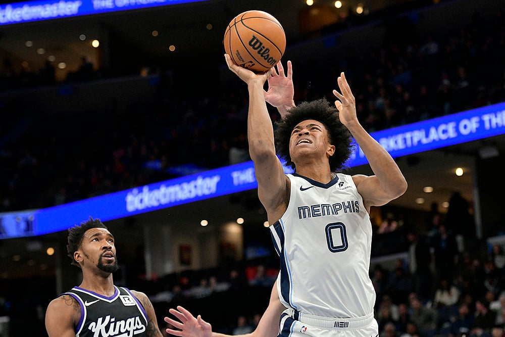 NBA 2024-25 Memphis Grizzlies vs Sacramento Kings Basketball game photos: Jaylen Wells