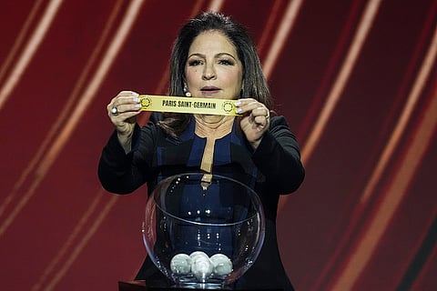 FIFA Club World Cup Draw: Gloria Estefan displays Paris Saint-Germain