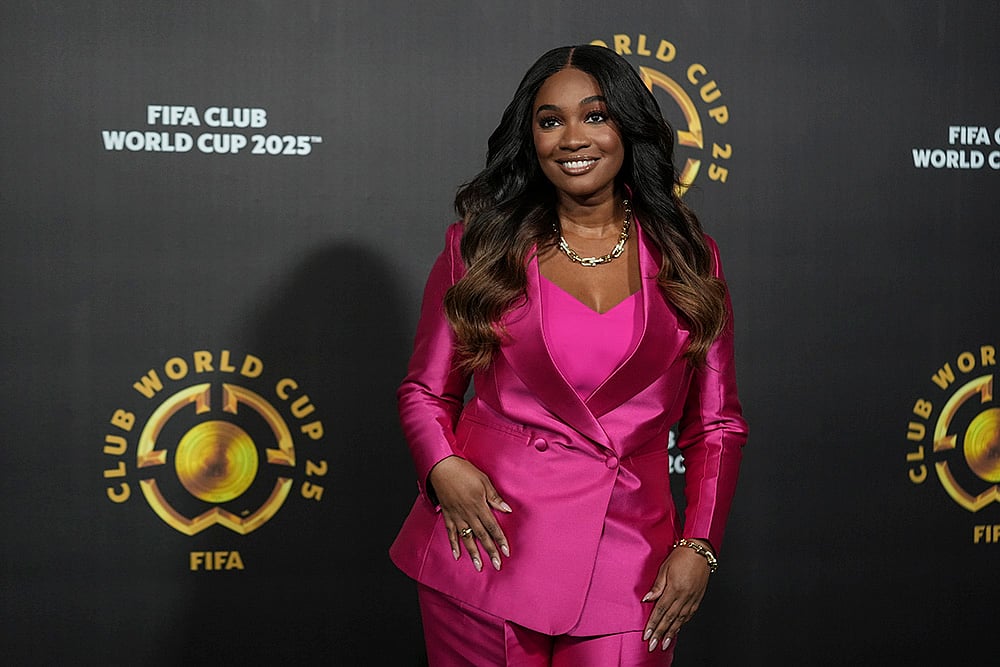 2025 FIFA Club World Cup soccer tournament Draw in Miami: Samantha Johnson 