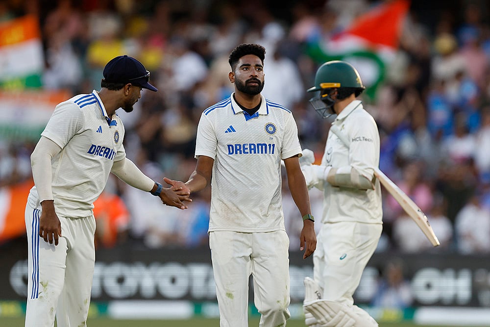 Border-Gavaskar Trophy India Vs Australia 2nd Test cricket match Day 2 photo: Mohammed Siraj