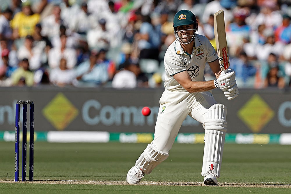 Border-Gavaskar Trophy India Vs Australia 2nd Test cricket match Day 2 photo: Mitchell Marsh