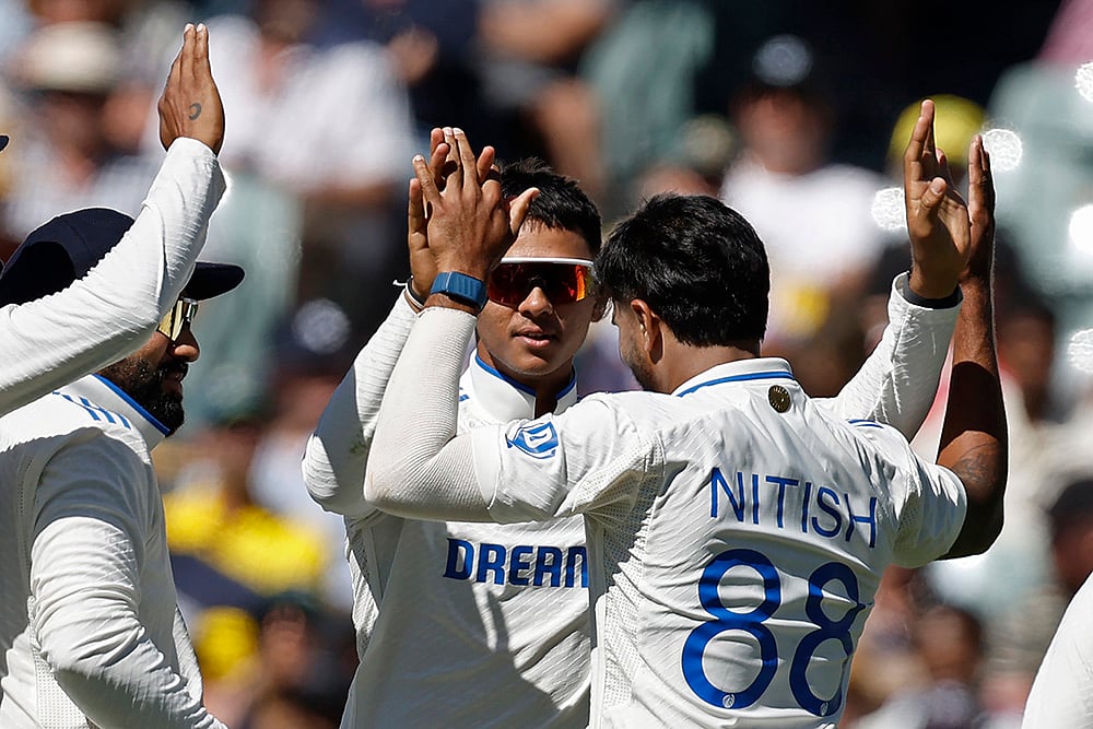 Border-Gavaskar Trophy India Vs Australia 2nd Test cricket match Day 2 photo: Nitish Kumar Reddy