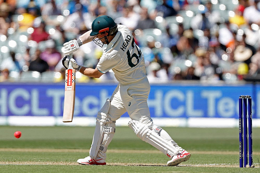 Border-Gavaskar Trophy India Vs Australia 2nd Test cricket match Day 2 photo: Travis Head 