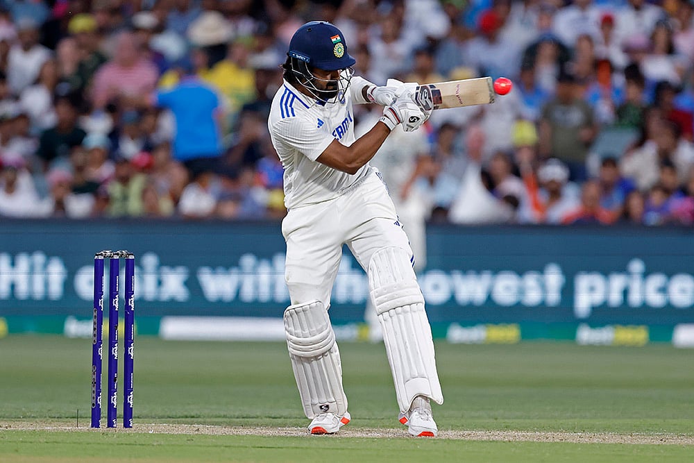 Border-Gavaskar Trophy India Vs Australia 2nd Test cricket match Day 2 photo: KL Rahul 