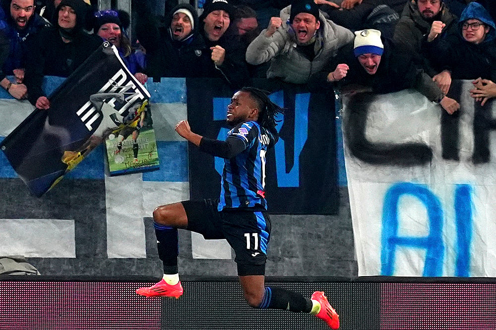 Italy Serie A 2024-25 soccer Atalanta and AC Millan football Photo gallery: Ademola Lookman