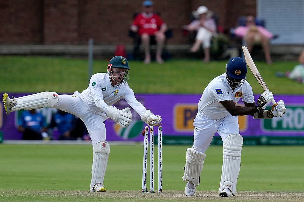 South Africa Vs Sri Lanka 2nd Test cricket day 2 Photo gallery: Kyle Verreynne