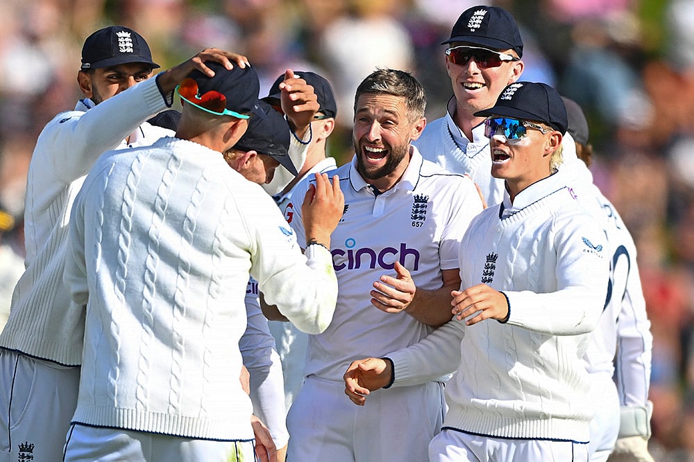 New Zealand and England 2nd Test cricket day 1 Photo gallery: Chris Woakes