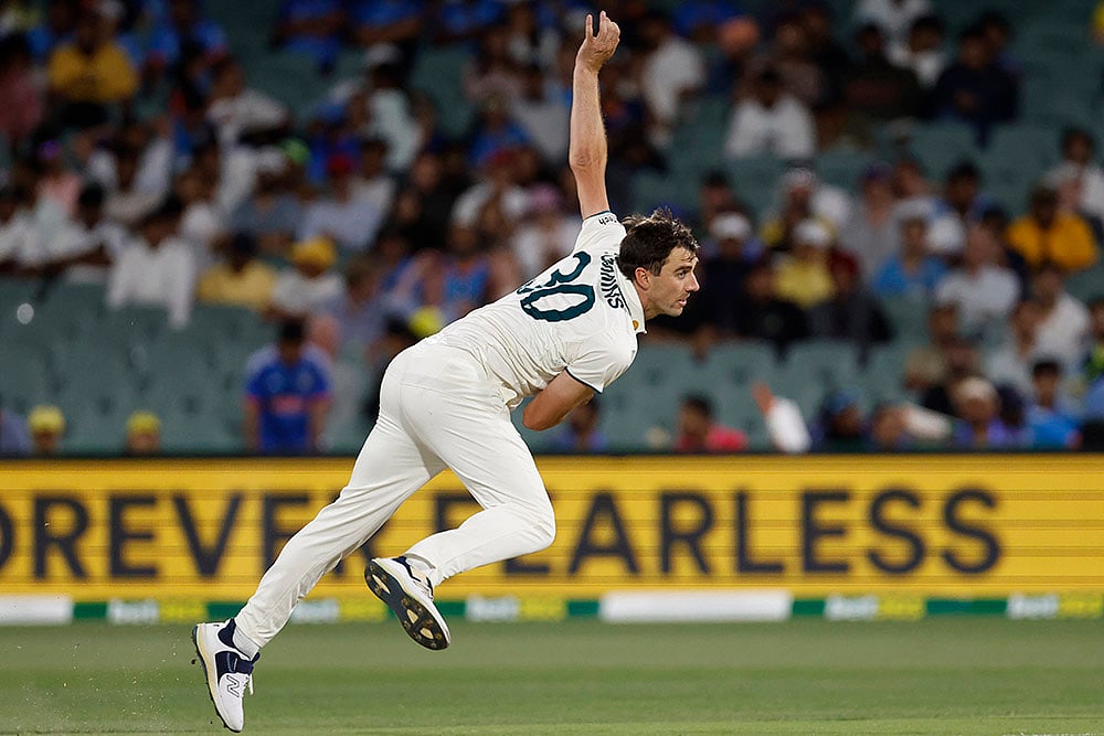 Border-Gavaskar Trophy India Vs Australia 2nd Test cricket match Day 2 photo: Pat Cummins