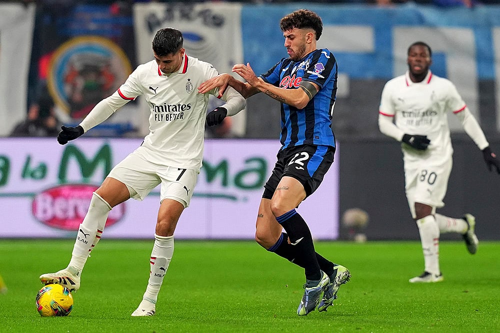Italy Serie A 2024-25 soccer Atalanta and AC Millan football Photo gallery: Alvaro Morata