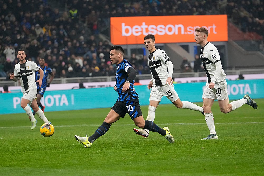 Italy Serie A 2024-25 soccer Inter Milan Vs Parma football Photo gallery: Lautaro Martinez 