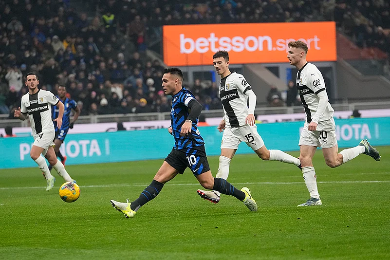 Italy Serie A 2024-25 soccer Inter Milan Vs Parma football Photo gallery: Lautaro Martinez