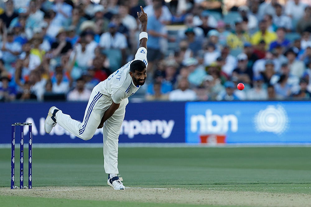 Border-Gavaskar Trophy India Vs Australia 2nd Test cricket match Day 2 photo: Jasprit Bumrah