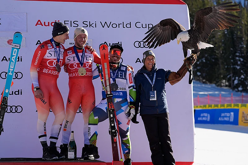 Alpine Skiing FIS World Cup 2024-25 Mens Downhill Skiing photo gallery: Justin Murisier