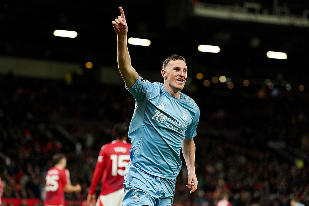 | Photo: Martin Rickett/PA via AP : Britain Soccer Premier League: Manchester United vs Nottingham Forest