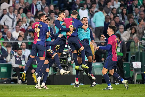 Spain Soccer La Liga: Barcelona vs Real Betis