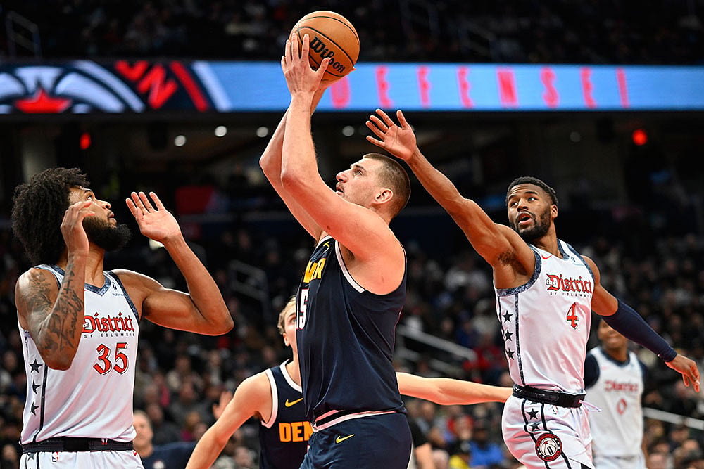 NBA Basketball Game: Washington Wizards vs Denver Nuggets