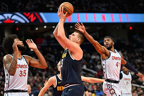 NBA Basketball Game: Denver Nuggets vs Washington Wizards