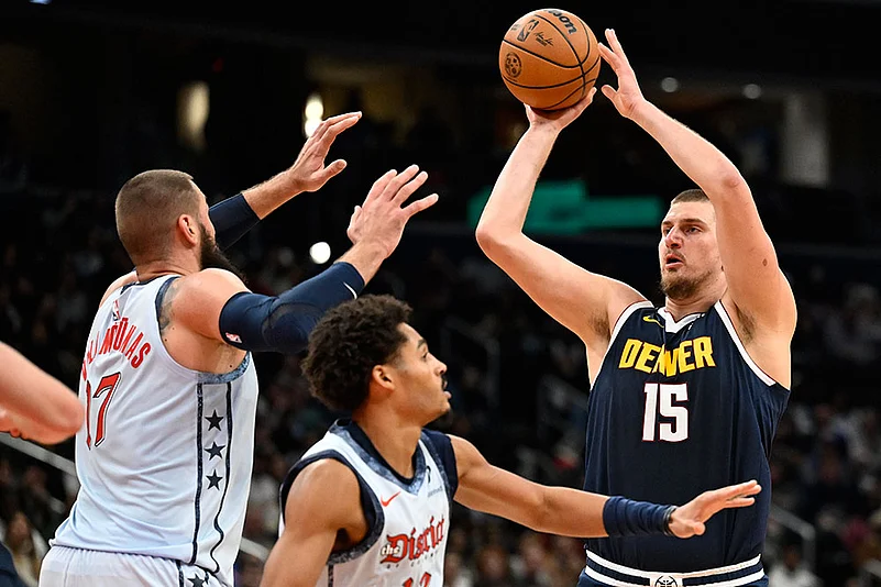 NBA Basketball Game: Denver Nuggets vs Washington Wizards