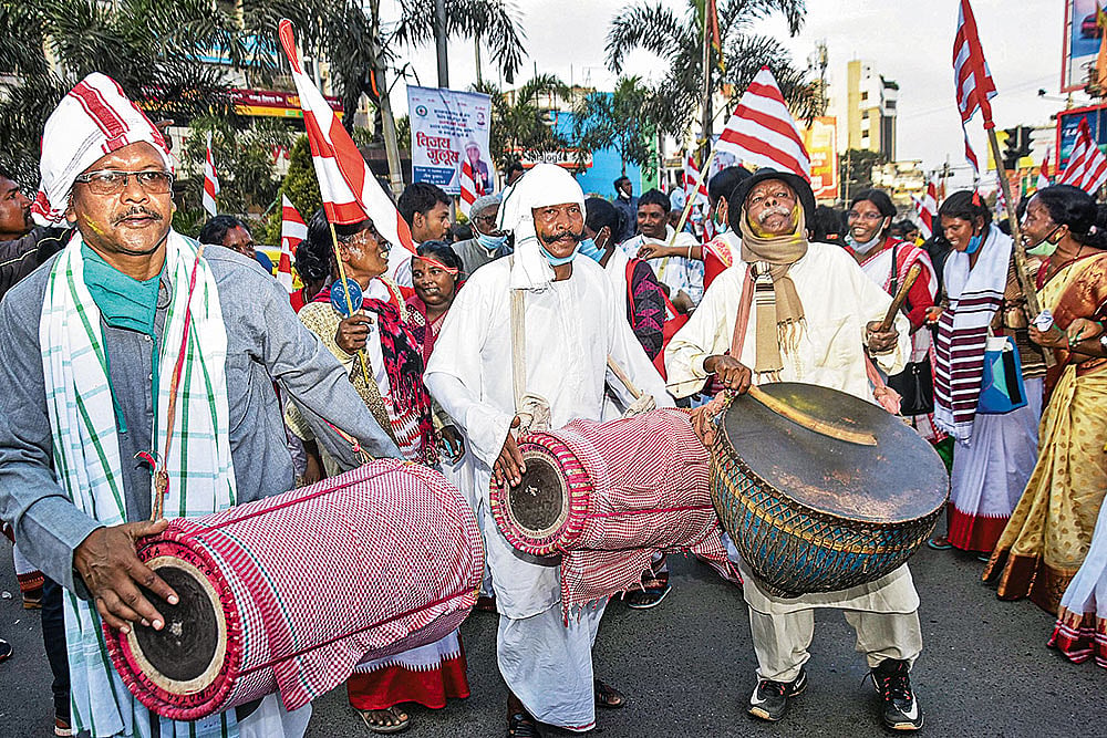 A march for the Sarna Dharma Code