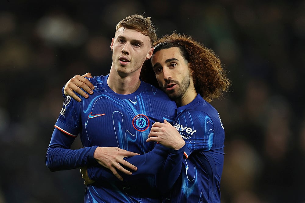 English Premier League soccer Tottenham Hotspur Vs Chelsea football match Pics: Cole Palmer