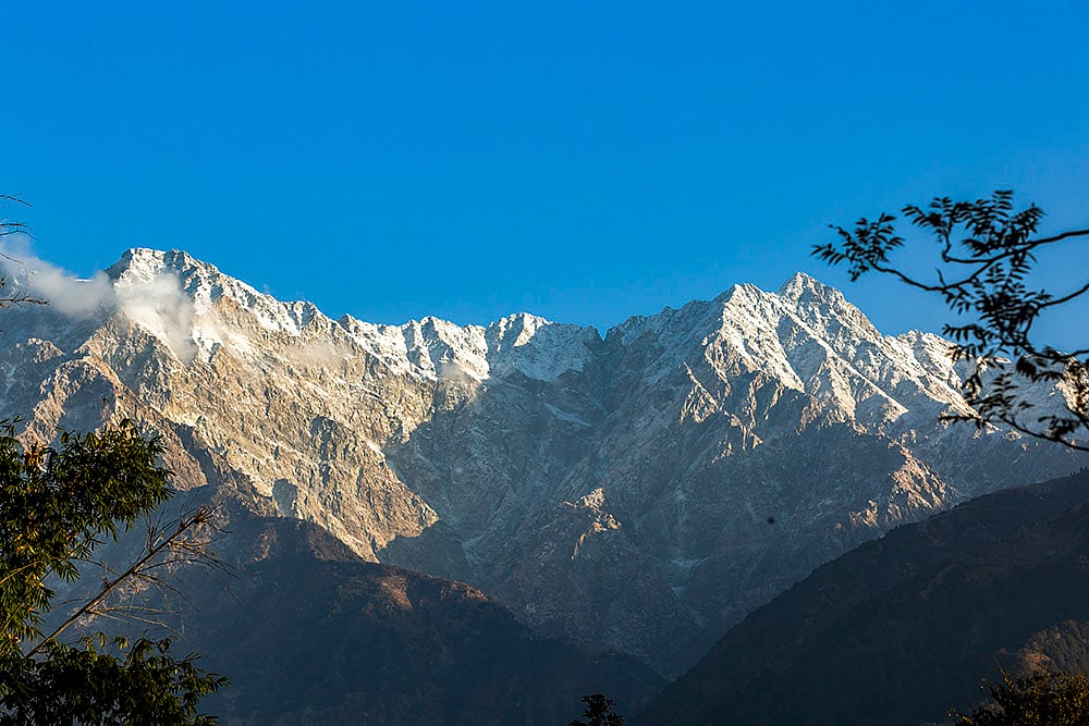 North India weather Snowfall in Dharamshala