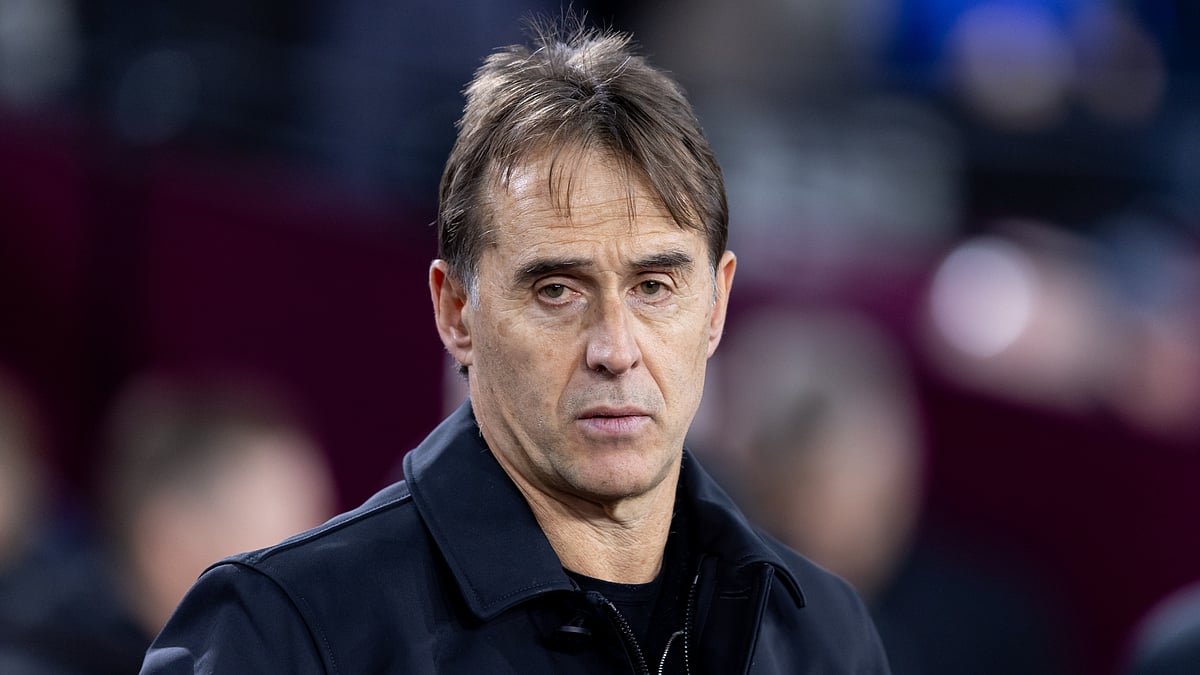 Julen Lopetegui during West Ham's win over Wolves