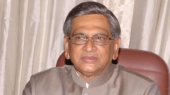 X/@Manas_saagar : Former Karnataka Chief Minister S.M. Krishna